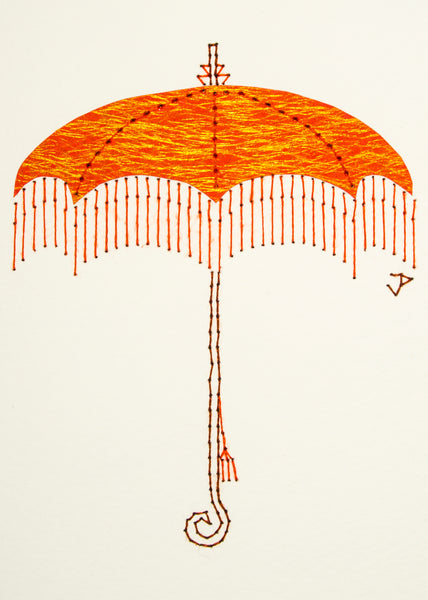 Parasol in Shimmering Orange