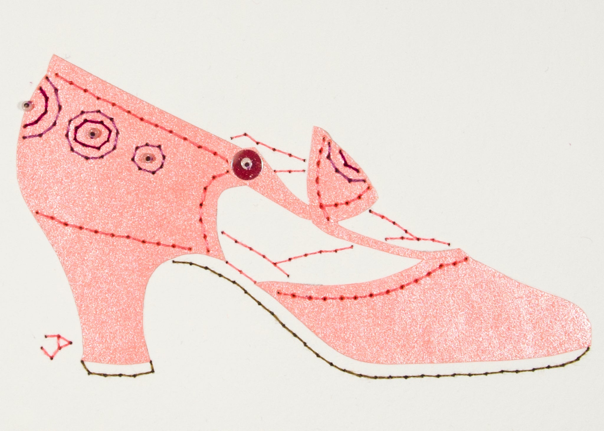 1925 Shoe in Pale Pink
