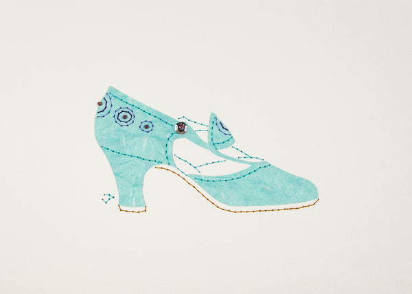 1925 Shoe in Pale Turquoise