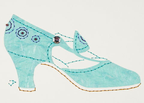 1925 Shoe in Pale Turquoise