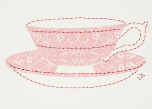 Teacup in Pearl & Pale Pink