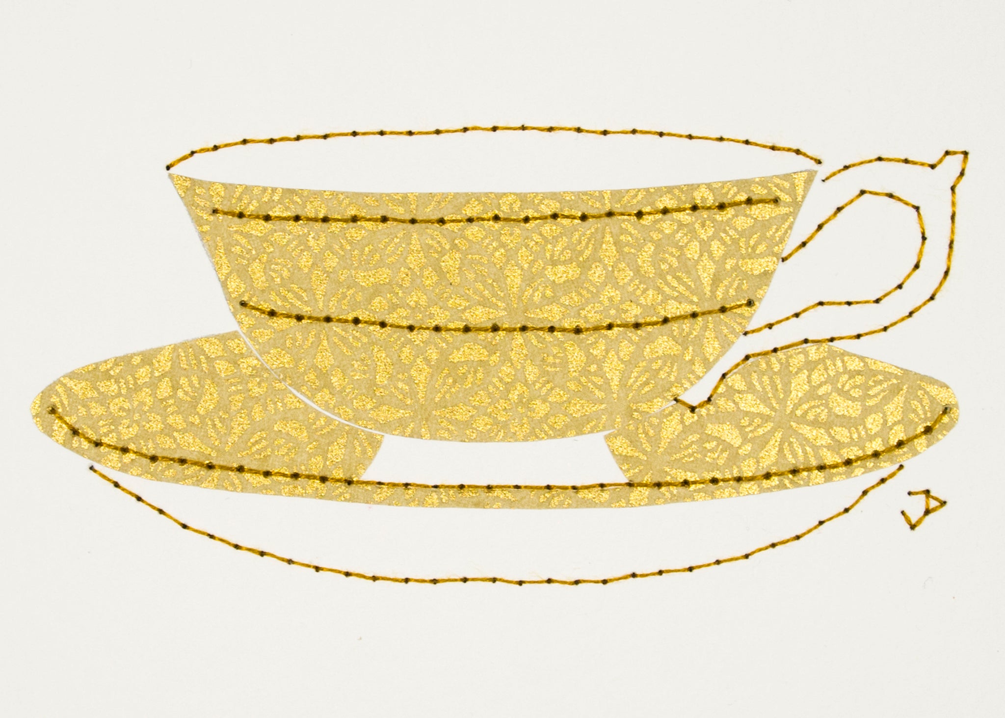 Teacup in Gold
